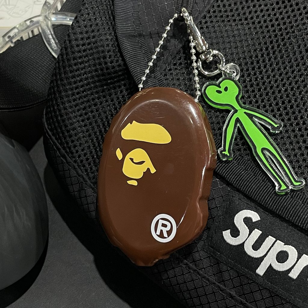 베이프 에이프 헤드 코인 케이스 동전지갑 키링 1J70182029 [백꾸 추천] | 크로켓