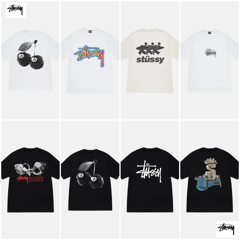 [국내품절/최저가 무료배송] NEW컬러 스투시 STUSSY 체리 남성 여성 반팔 티셔츠 [스투시 캐나다공홈]