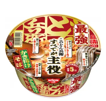 닛신 최강 돈베이 소바 일본 컵라면