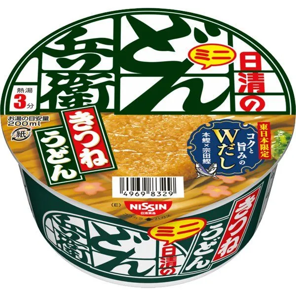 닛신식품 돈베이 키츠네우동 mini (동) 42g 일본컵라면 일본라면 일본소바 일본인스턴트