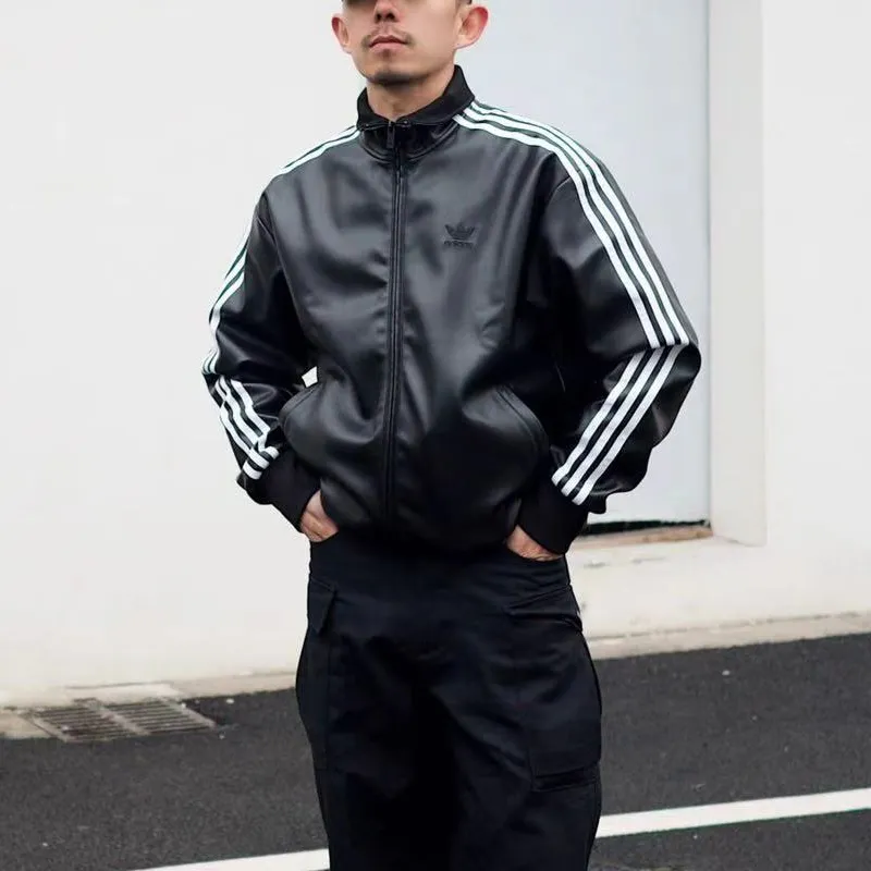 For Men Leather Jacket Adidas Superstar Outfit Mens ゆう