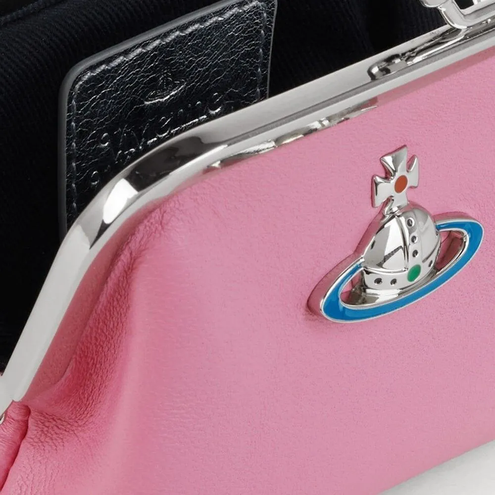 비비안웨스트우드 나파 레더 코인 펄스 핑크 | 크로켓