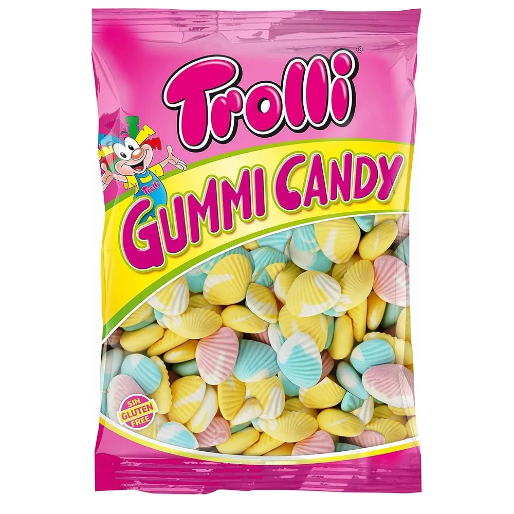 트롤리 구미캔디 1kg 1팩 쉘 어쏠티드 Trolli Gummi Candy, Shell-Shaped Gummy Candies ...