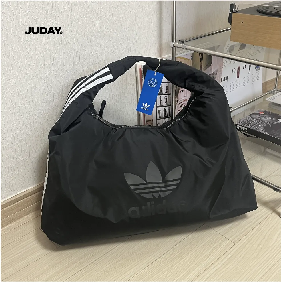 아디다스 오리지널스 올웨이즈 웨어러블 토트 숄더백 화이트 블랙 IC8349