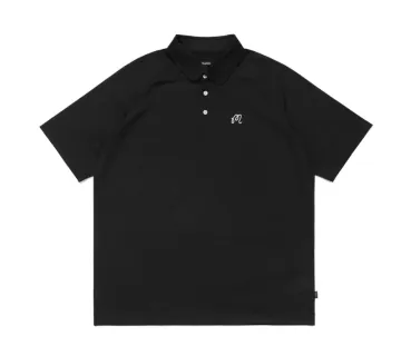 [말본] 골프 블랙버드 폴로 티셔츠 LA MAR BLACKBIRD POLO BLACK / WHITE -M-7991