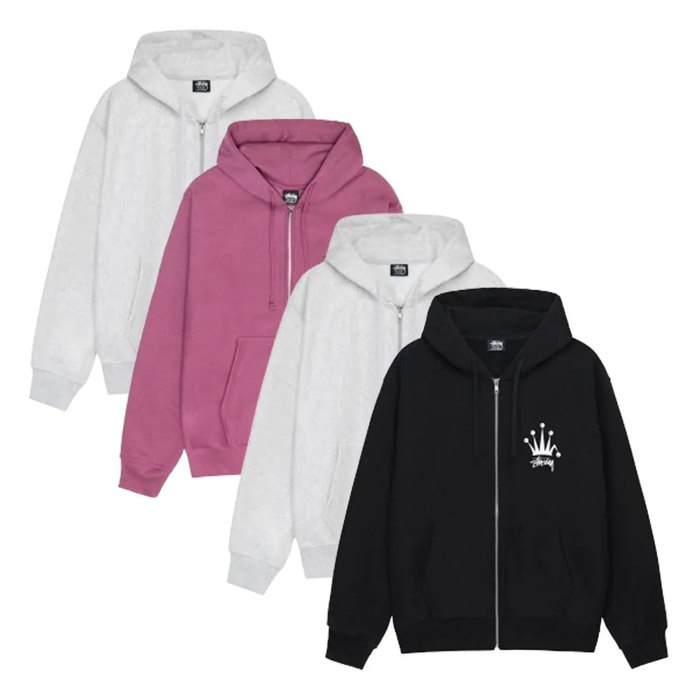 스투시 리갈 크라운 후드집업 4컬러 1975002