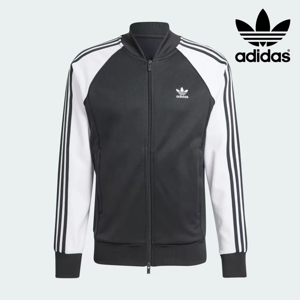 아디다스 져지 오리지널 아디컬러 클래식 SST 트랙 탑 블랙 IK7025 남자 운동복