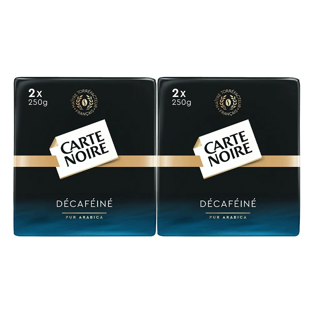 [해외] Carte Noire 까르떼누아 아라비카 그라운드 디카페인 로스트커피 250g X 4개