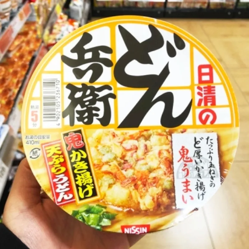 NISSIN 닛신 돈베이 야채 튀김 우동 컵라면 97g