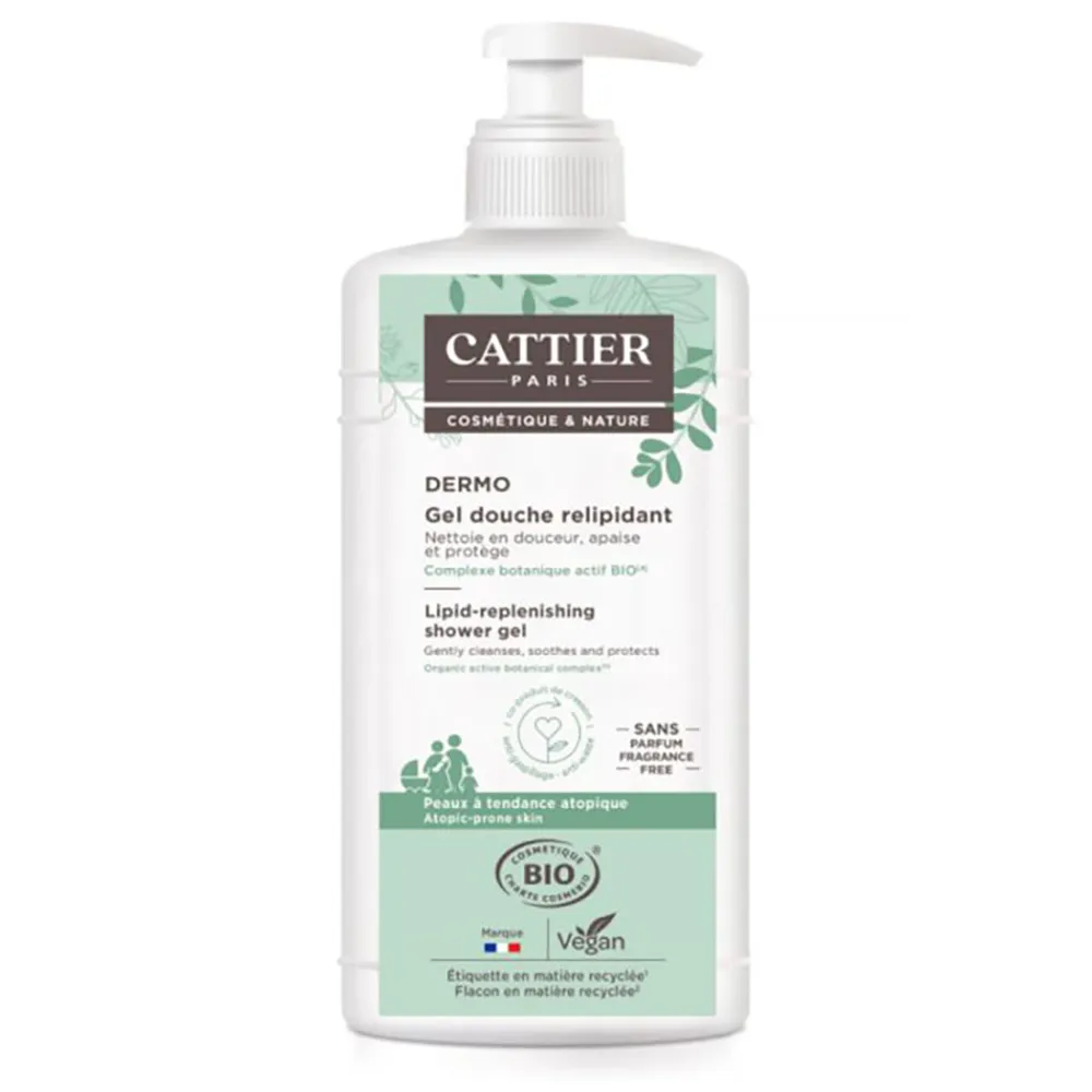 CATTIER 까띠에 오가닉 리피트 리플레니싱 샤워 젤 500ml 아토픽 프론 스킨 | Croket
