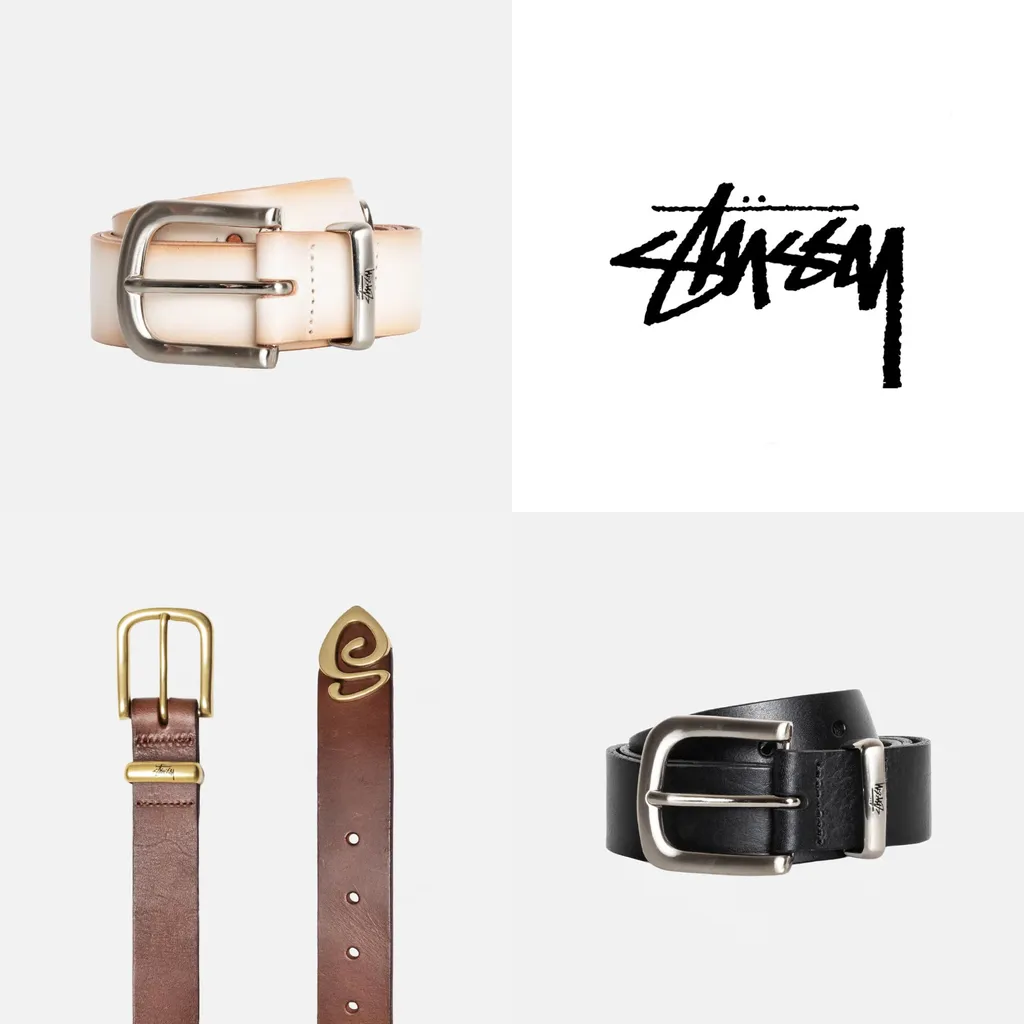 希少 STUSSY s tip belt S/M Stussy Metal S Tip Belt ComeHere. tcc