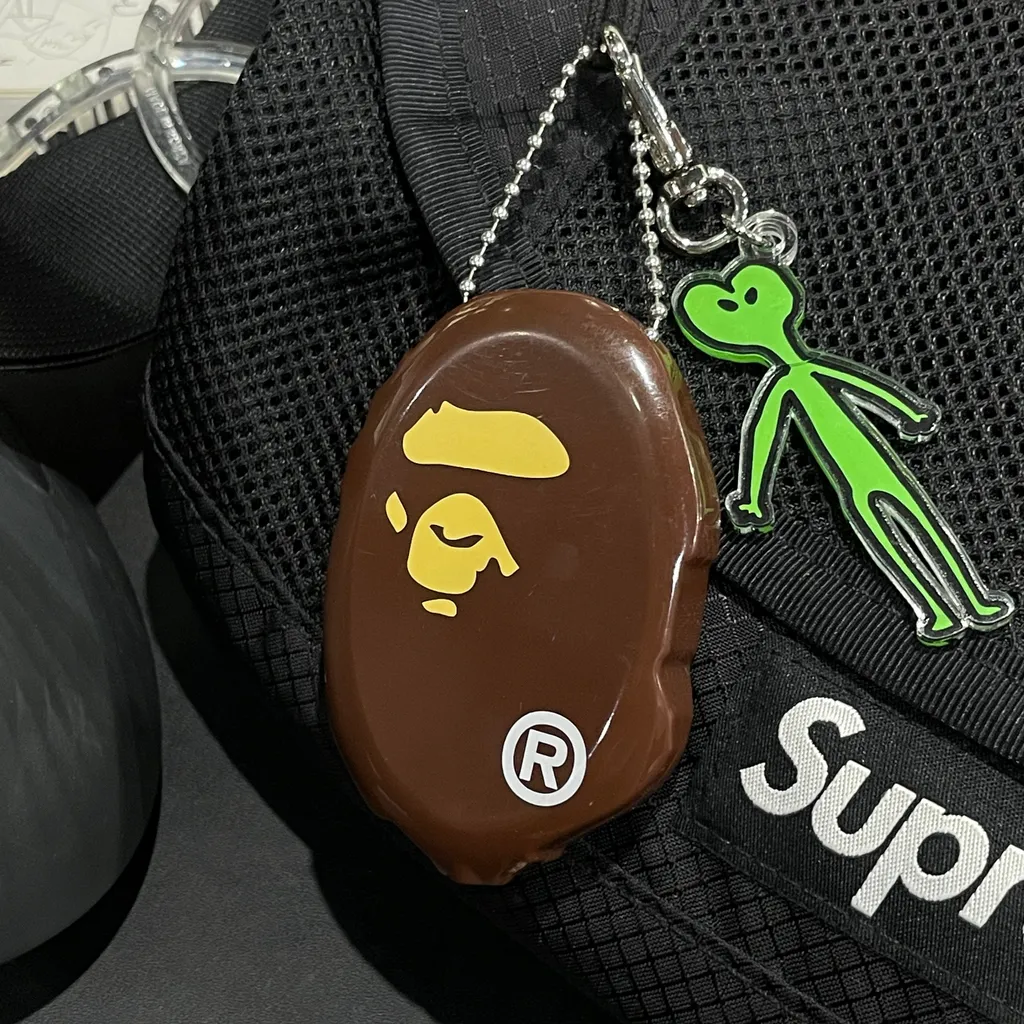 베이프 에이프 헤드 코인 케이스 동전지갑 키링 1J70182029 [백꾸 추천] | 크로켓