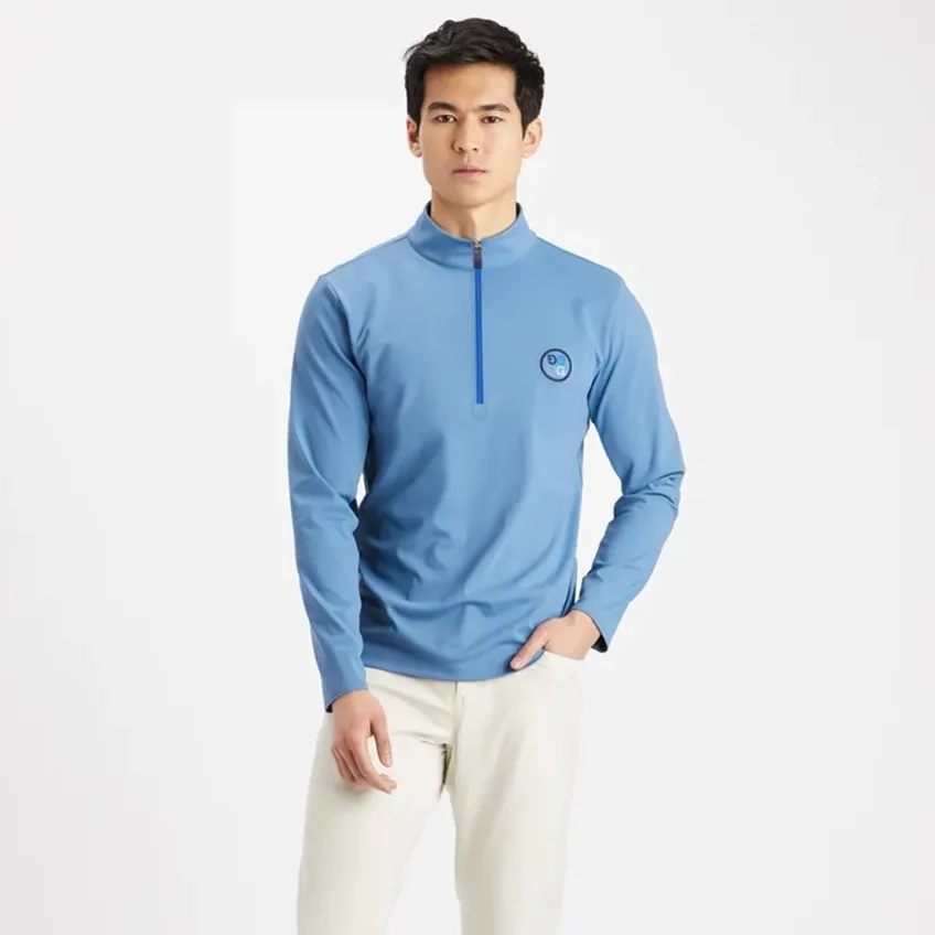 지포어 G/FORE EVERYDAY TECH INTERLOCK MID LAYER 남성 티셔츠 | 크로켓