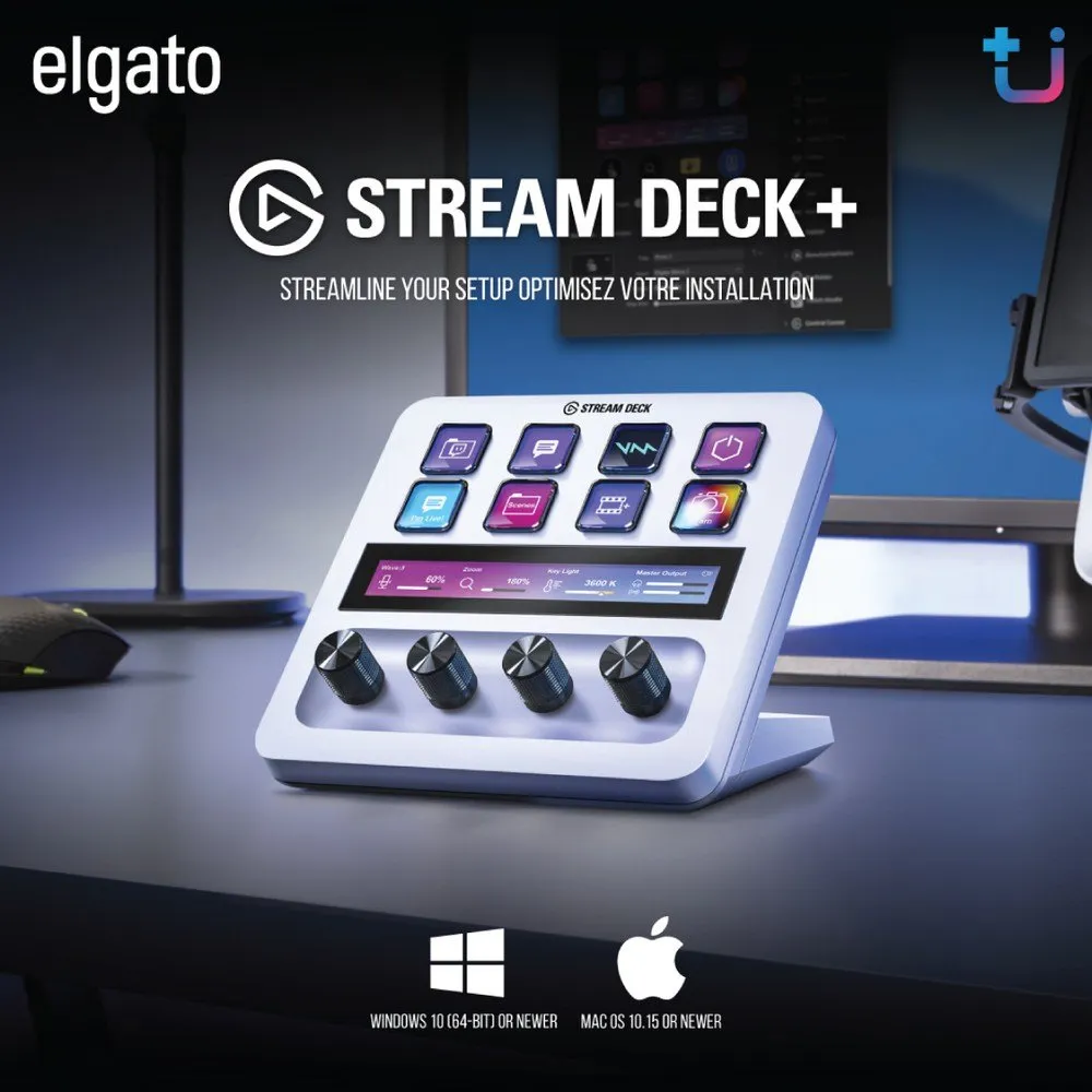 엘가토 스트림 덱 + 플러스 컨트롤러 | Croket