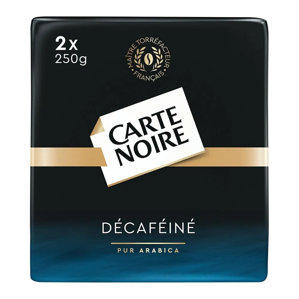 [해외] Carte Noire 까르떼누아 아라비카 그라운드 디카페인 로스트커피 250g X 2개