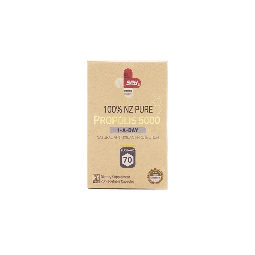 SPH 퓨어 프로폴리스 5,000mg 20정 4팩 SPH 100% Pure Propolis 5,000mg(PFL70) 20 ...