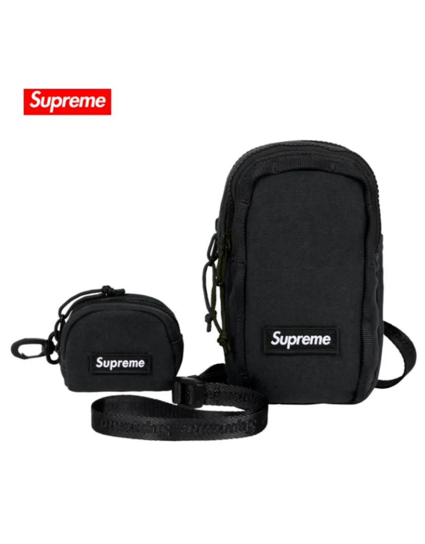 슈프림 Supreme 25SS Camera Bag + Mini Pouch 카메라 백 미니 파우치 숄더 백 블랙 530467 | 크로켓