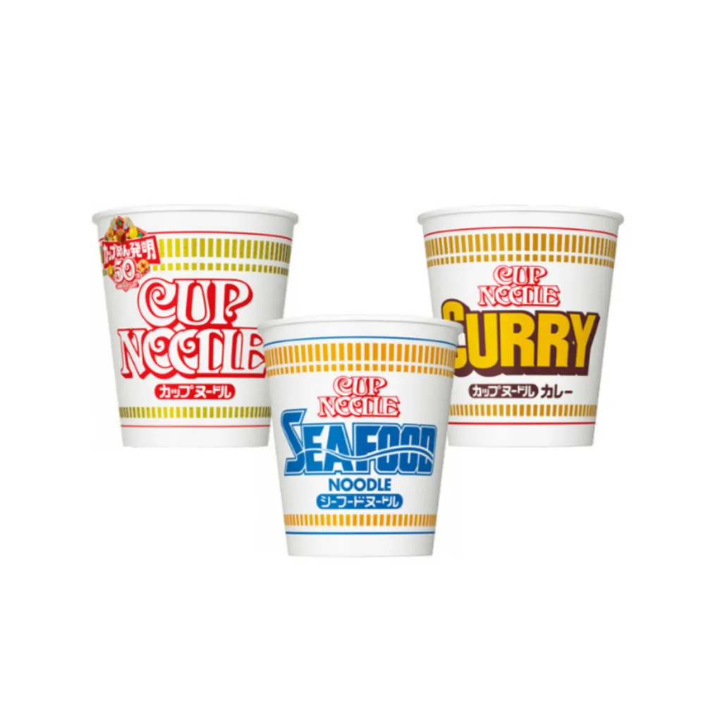 닛신 컵누들 오리지널 씨푸드 카레 3종