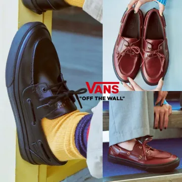 반스 2 아일렛 가죽 로퍼 로우컷 로퍼 단화 VANS 2 EYELET V176CF