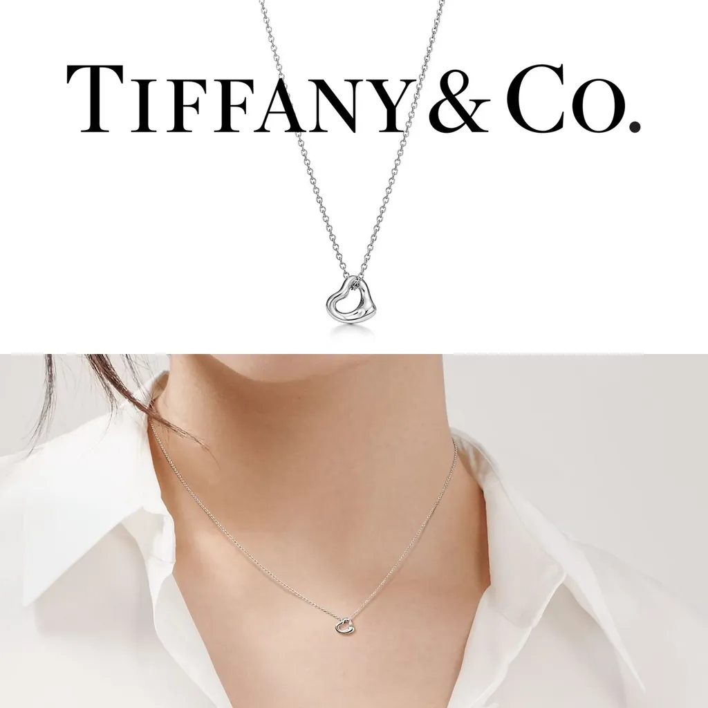 티파니앤코 엘사 퍼레티 티파니 오픈 하트 펜던트 팬던트 7 mm 목걸이 Open Heart Pendant | 크로켓