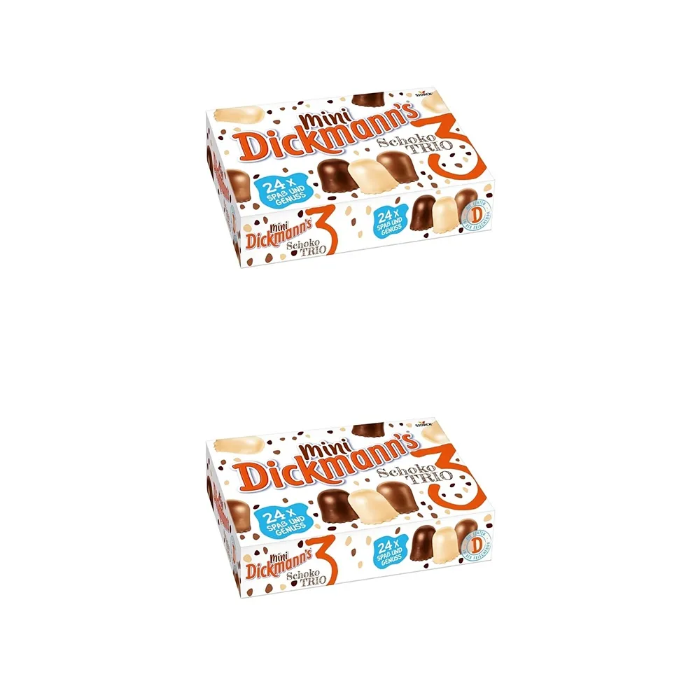 STORCK 미니 딕만스 초콜릿 트리오 미니 200g 2팩 Mini Dickmann's Chocolate Trio 24 ...