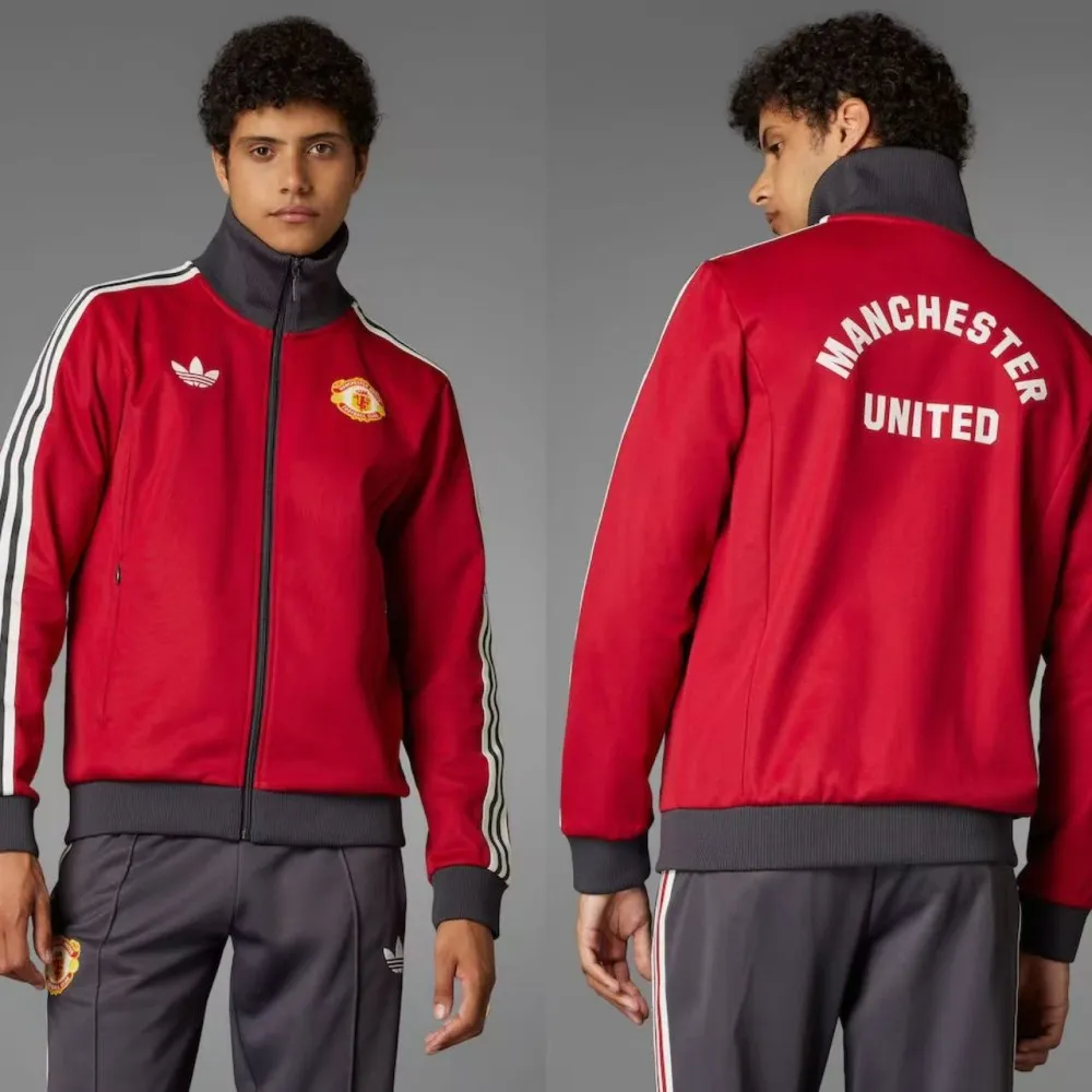 아디다스 오리지널 맨체스터 유나이티드 FC 베켄바우어 트랙탑 저지 자켓 IY0055