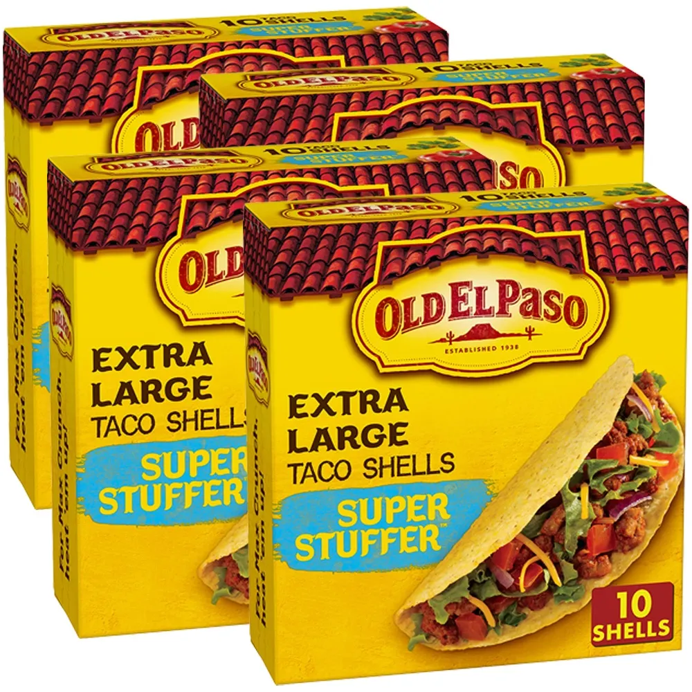 [해외] Old El Paso 올드엘파소 타코쉘 엑스트라 라지 10입 4팩