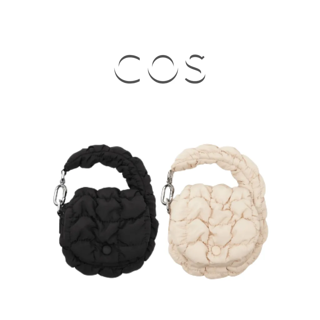 코스 COS 퀼티드 나노 블랙/베이지