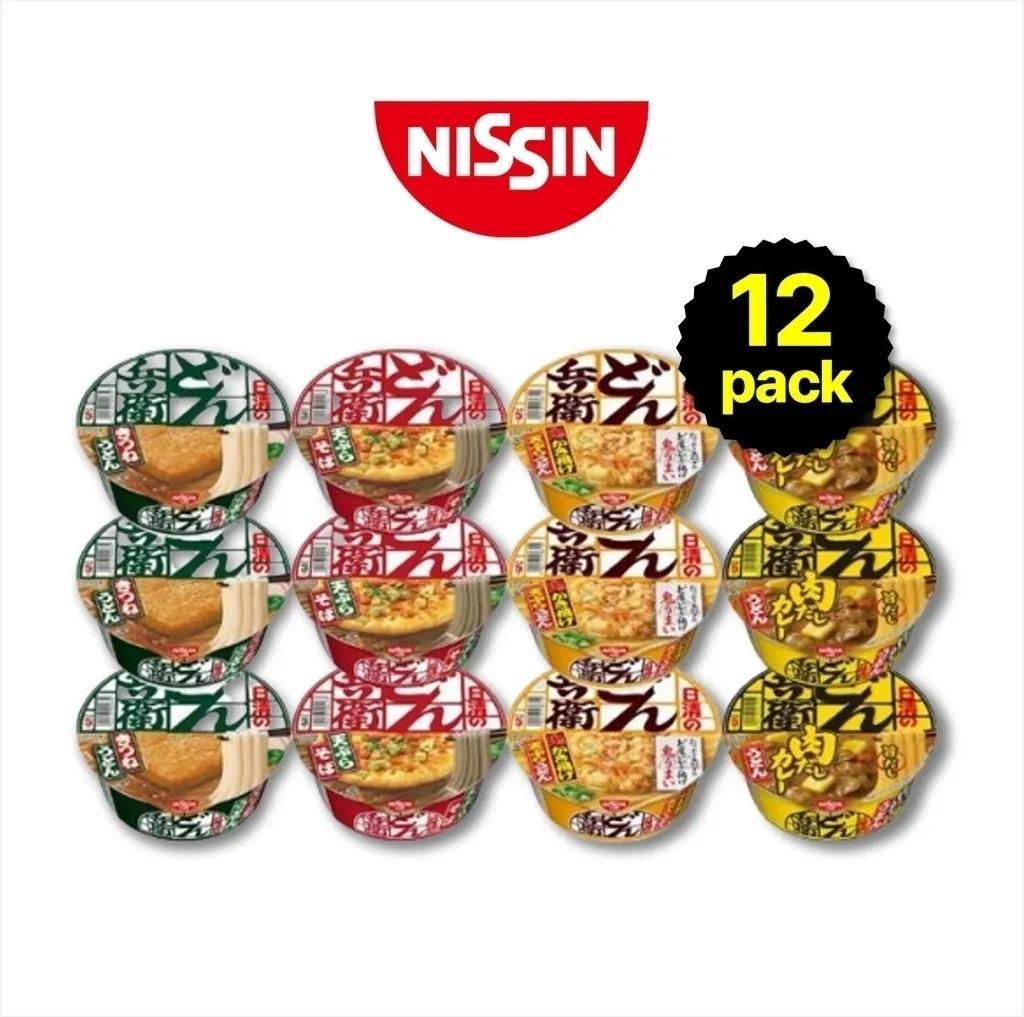 닛신 돈베이 우동 소바 컵라면 12개입 1박스 (1개1,916원꼴)