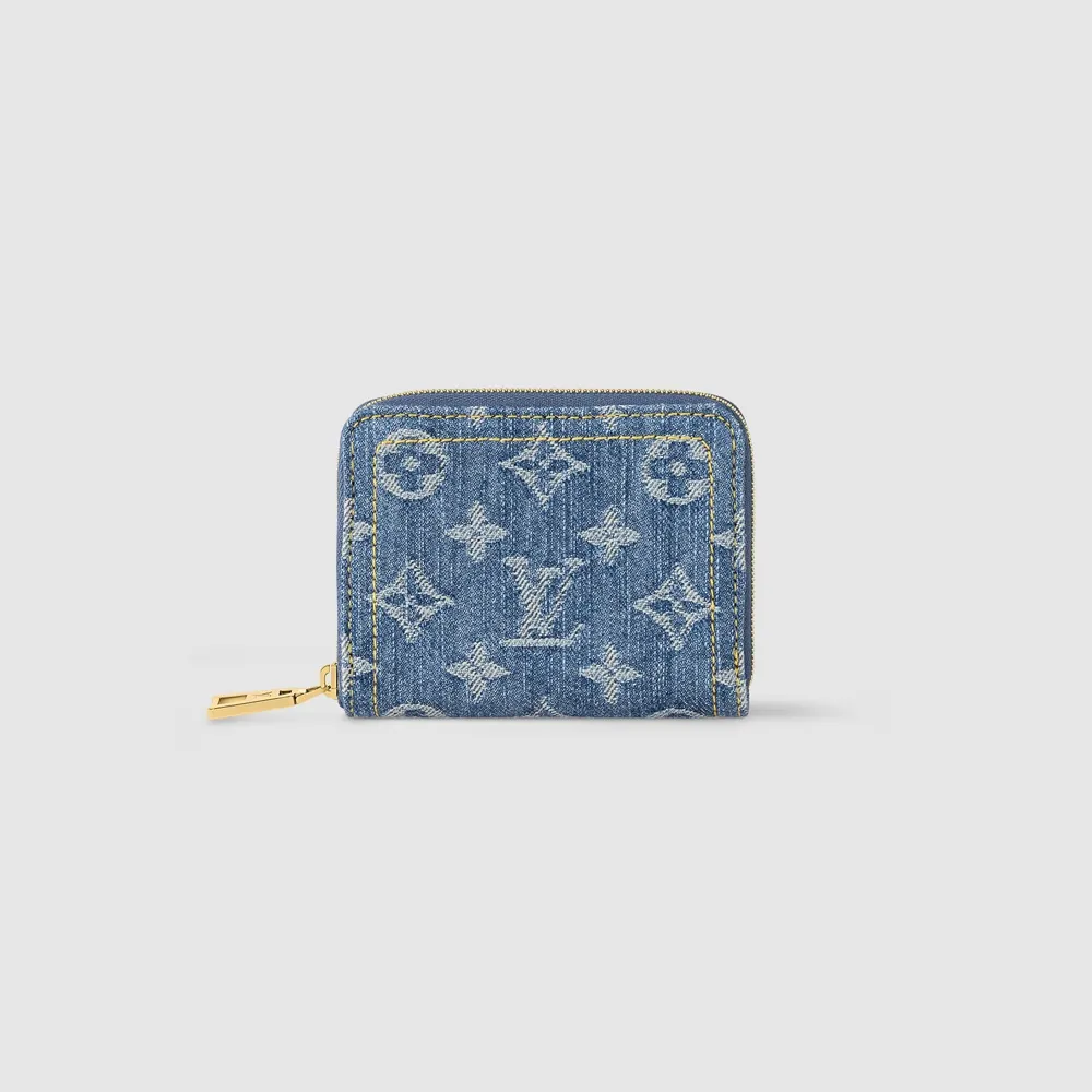 루이비통 지피 코인 퍼스 데님 모노그램 반지갑 동전지갑 M82957