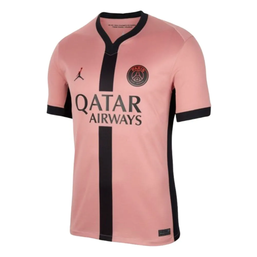나이키 맨즈  파리 생제르맹 2024/25 스타디움 3RD 드라이핏 레플리카 저지 PSG 핑크 FQ2024-686