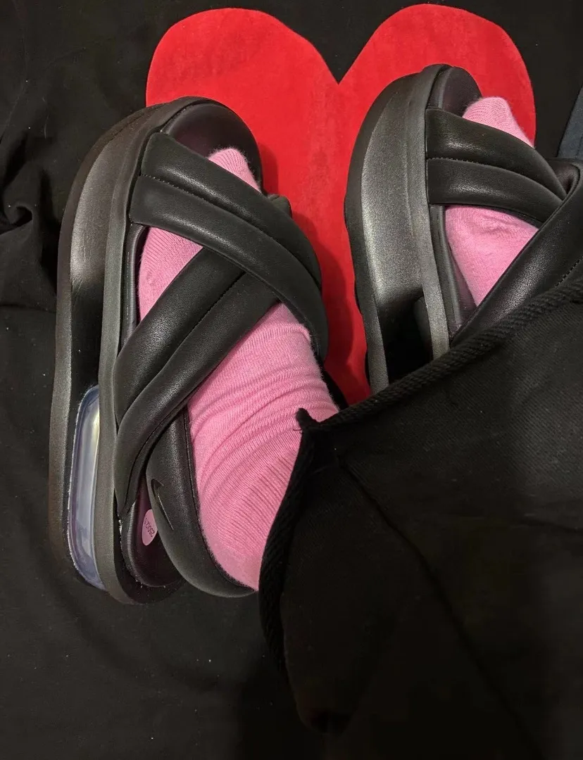 나이키 W 에어 맥스 아일라 슬링백 X 샌들 블랙 FJ5929-003