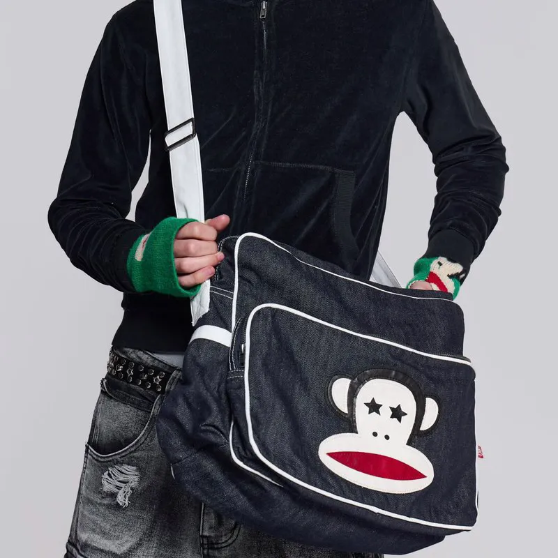 Jaded London] 제이디드 런던 폴 프랭크 콜라보 데님 스쿨백