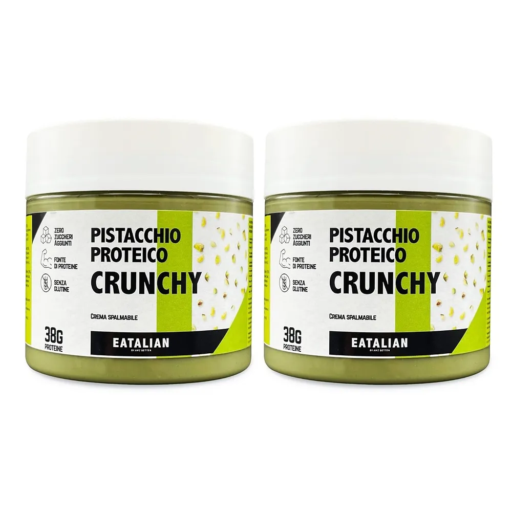 EATALIAN 프로틴 크런치 피스타치오 스프레드 크림 200g 2팩 AMZ BETTER EATALIAN Spreadable Crunchy