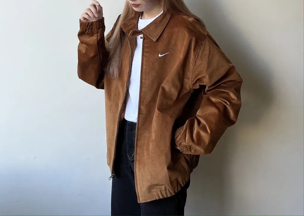 나이키 NSW 해링턴 코듀로이 집업 자켓 브라운 DX9071-270