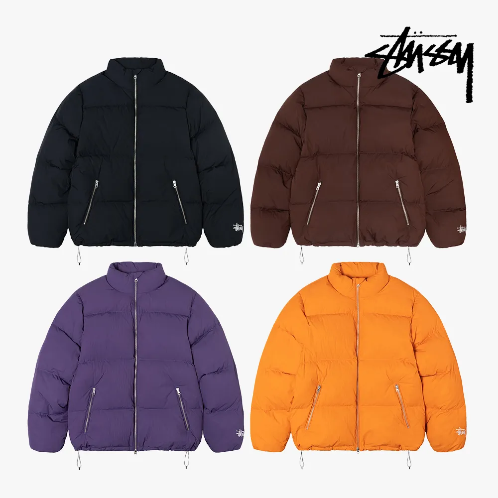 23FW 스투시 패딩 다운 푸퍼 나일론 점퍼 4컬러