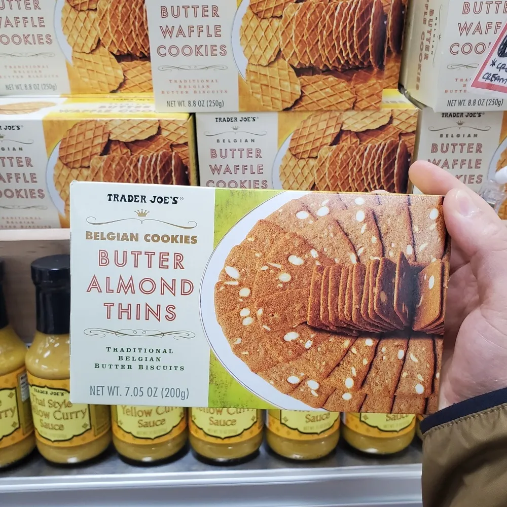 트레이더조 벨기에 버터 아몬드 띤 쿠키 비스킷 200g | 크로켓