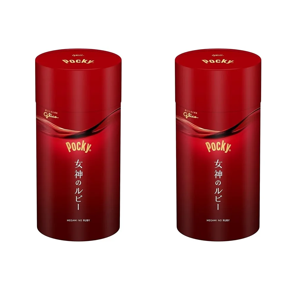 글리코 포키 6개입 2팩 루비 Ezaki Glico Pocky Goddess Ruby, 6 Bags, Wine, Goes Well With Al