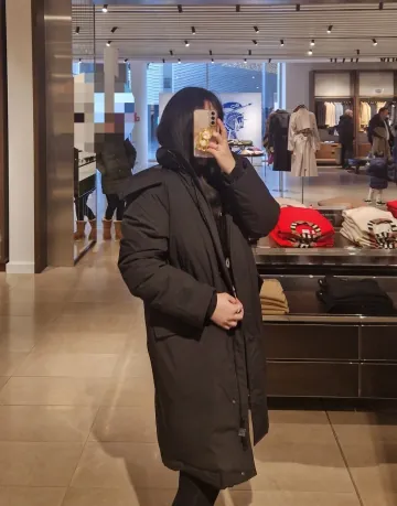 버버리 LEYBURN 여성 체크후드 덕다운 패딩 2색상 8091827 81120631