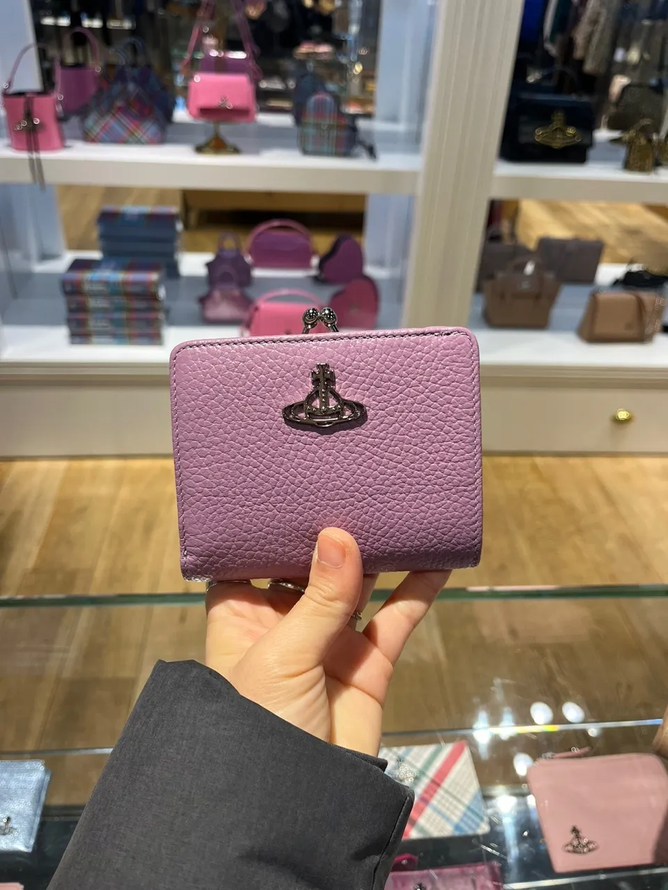 비비안웨스트우드 코인포켓 지갑 모브 51010051W L002Y LA