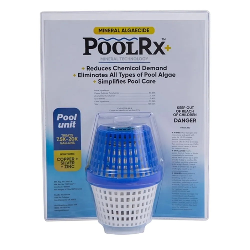 Pool RX 풀 유닛 해조류 제거 필터 7.5k 20k PoolRX+ pool unit 7.5k-20k gallons | 크로켓