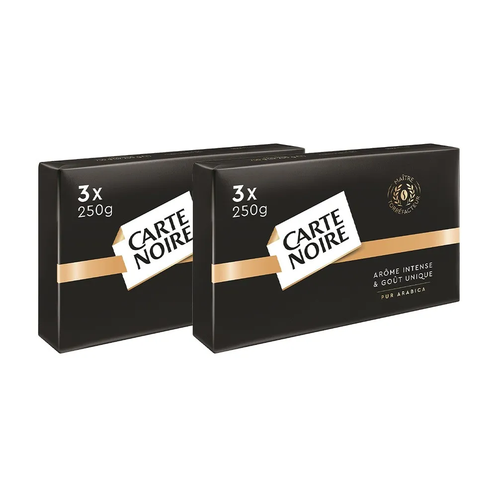 [해외] Carte Noire 까르떼누아 아라비카 그라운드 로스트커피 250g X 6개