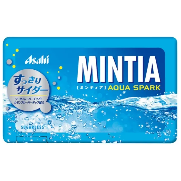 아사히식품 민티아 MINTIA 아쿠아스파크 50알입 일본사탕 일본캔디 일본간식