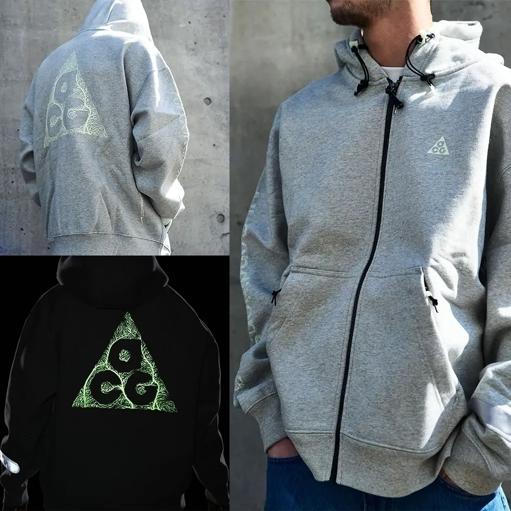 나이키 ACG 써마핏 에어로라 리플렉티브 플리스 풀집 후드 자켓 DM4249-050