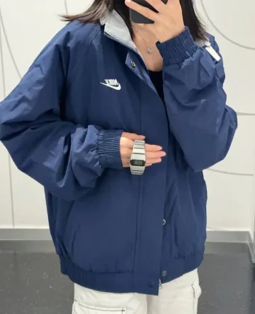 나이키 클럽 퓨추라 윈드러너 바람막이 집업 자켓 네이비 FZ0657