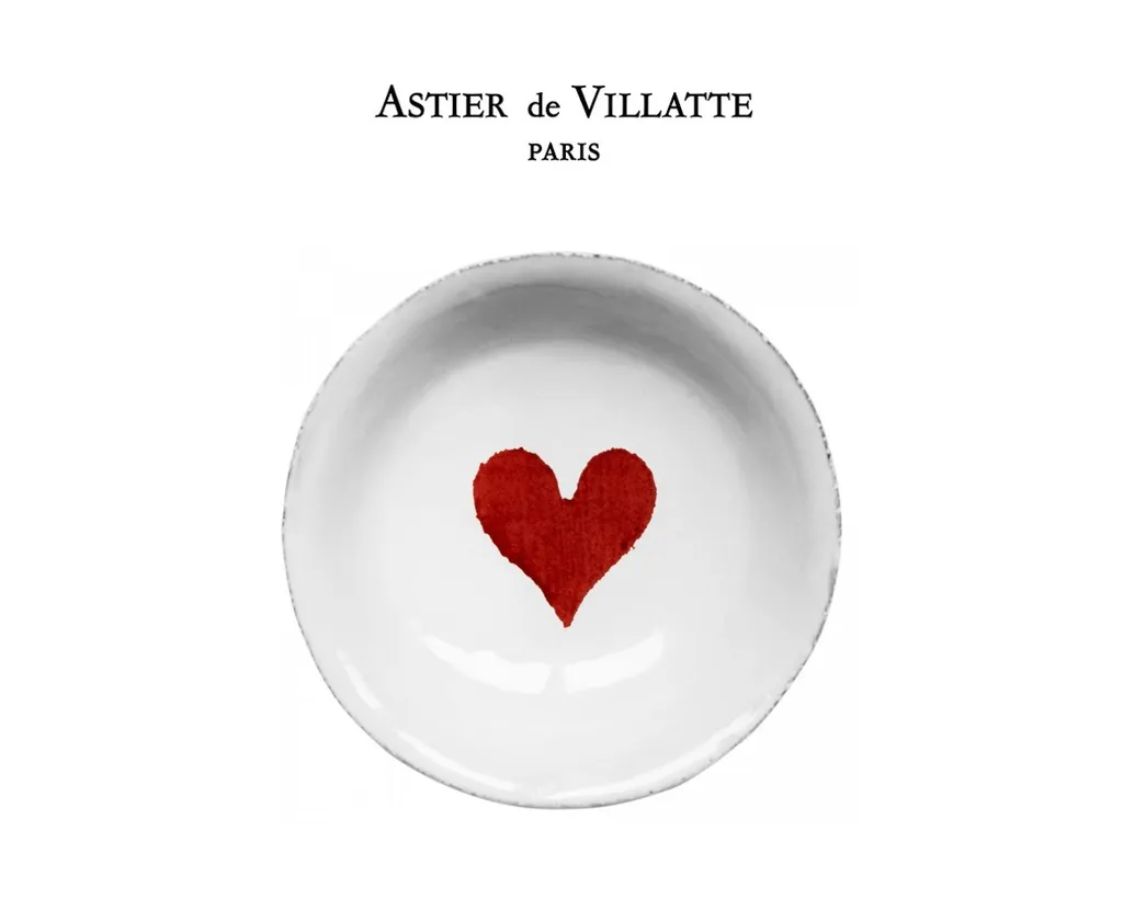 [해외] 아스띠에드빌라트 (Astier de Villatte) Red Heart Dish [관부가세포함]