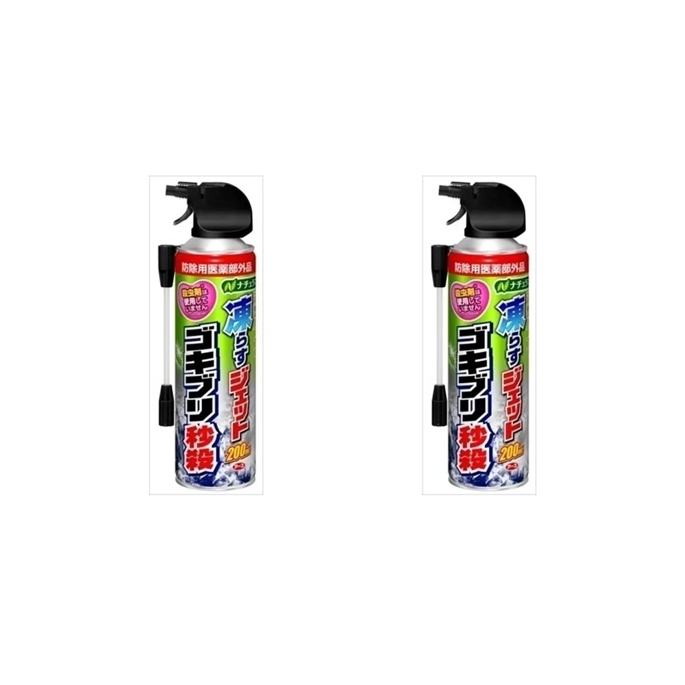 [해외] 아스제약 프리즈 바퀴 제트 킬러 200ml 2팩 Naturas Freeze Jet Cockroach Killer 200mL [Insecticid