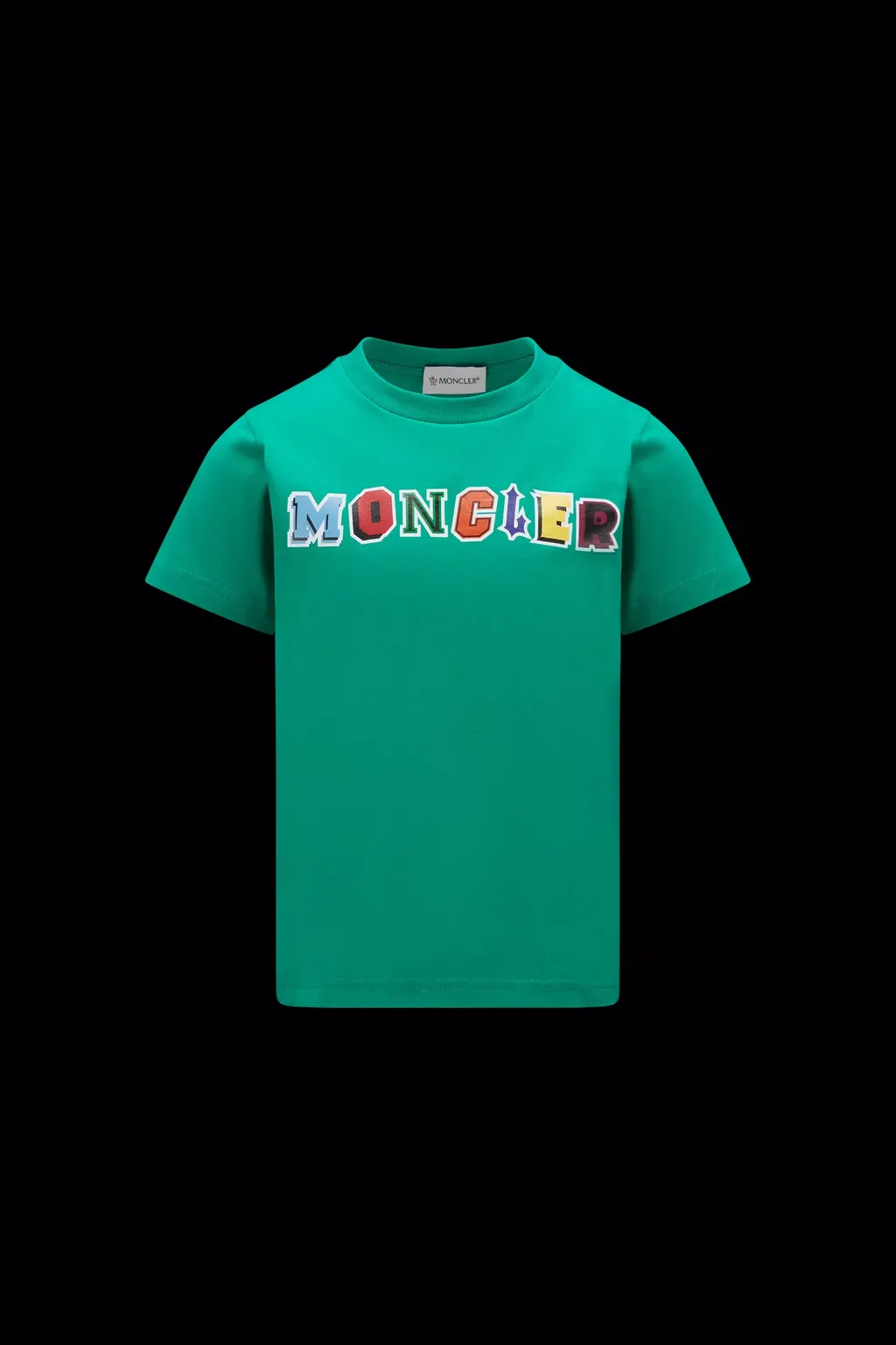 프린트 티셔츠 에메랄드 그린 MOMCLER I19548C0002283907853 | 크로켓