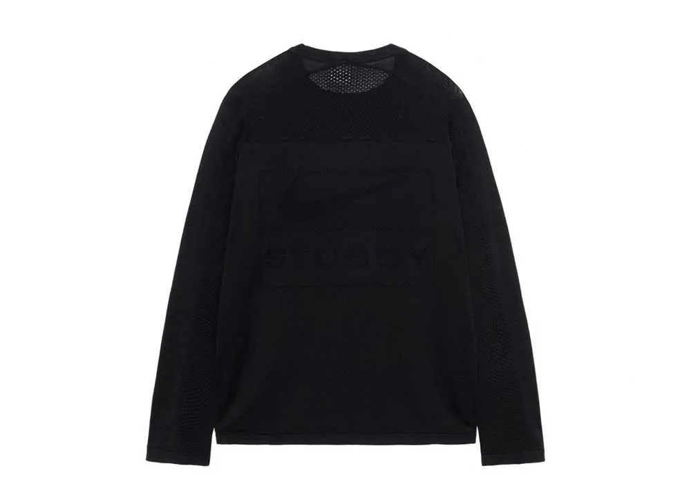 스투시 x 나이키 U NRG 롱슬리브 니트 저지 블랙 Stussy x Nike U NRG LS Knit Jersey 24SS | 크로켓