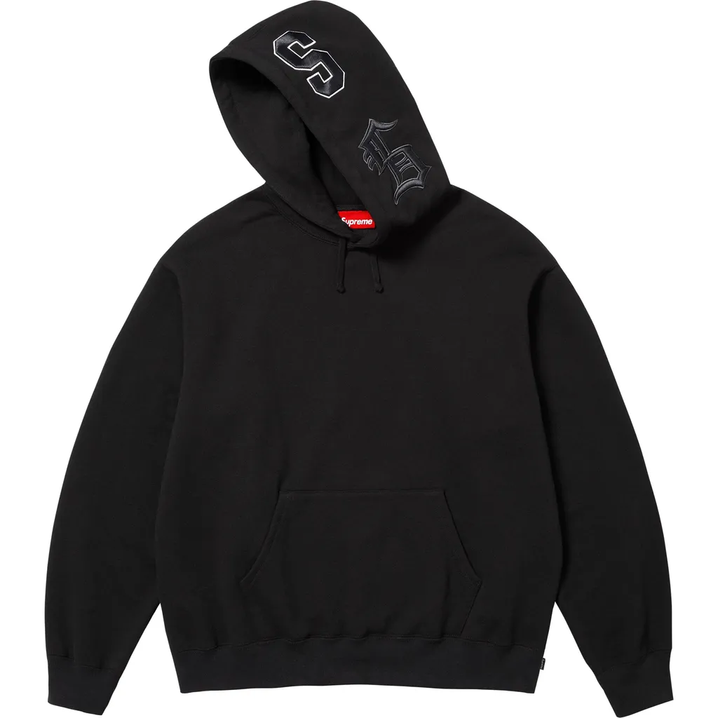 Supreme S Logo Hooded Sweatshirt BlackL Supreme S Logo Hooded